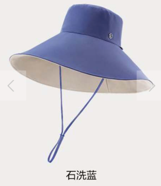 Beneunder-蕉下-渔夫帽-石洗蓝