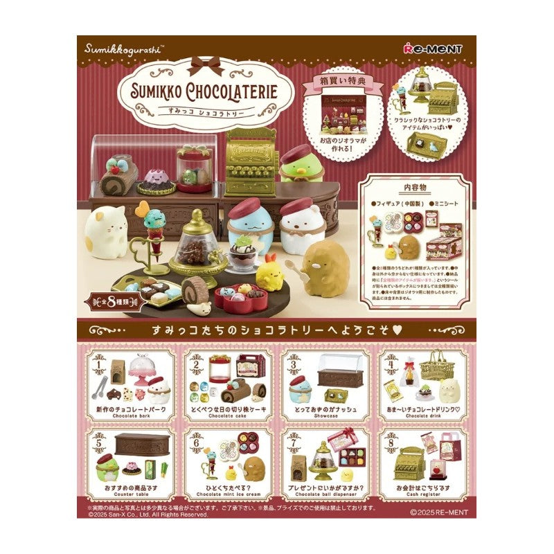 Re-Ment Complete Box Sumikko Gurashi Chocolate Shop