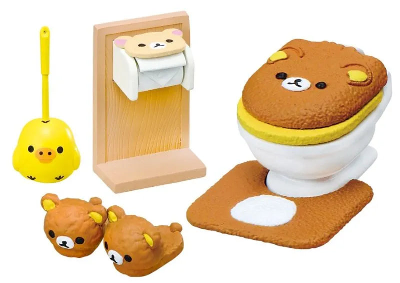 Re-Ment Rilakkuma Room Washroom Complete Box 6pcs