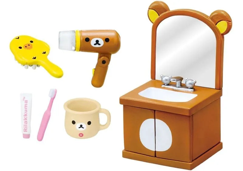 Re-Ment Rilakkuma Room Washroom Complete Box 6pcs