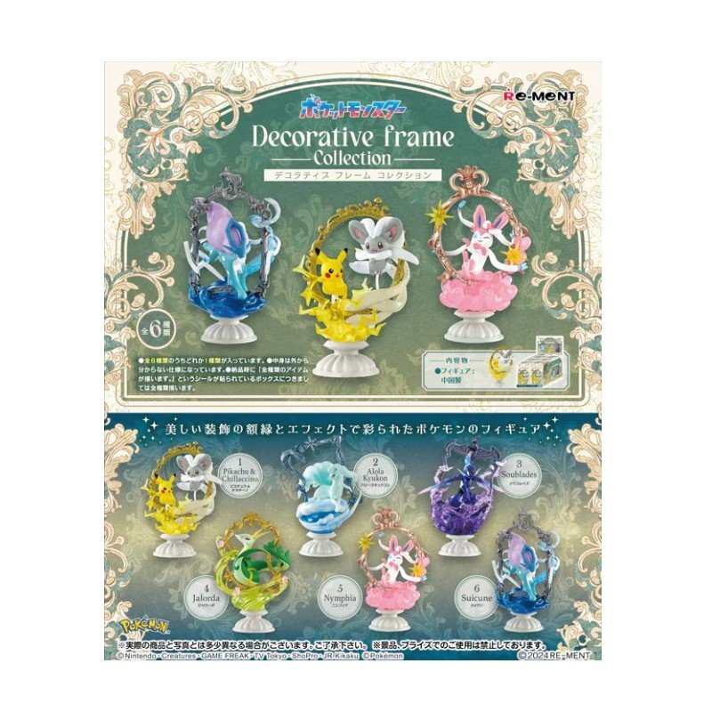 Re-Ment Blind Box Pokemon Decorative Frame
