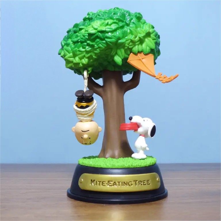 Re-Ment Boite De 6 Figurines Snoopy Swing Vignette Ornament