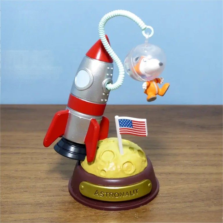 Re-Ment Boite De 6 Figurines Snoopy Swing Vignette Ornament