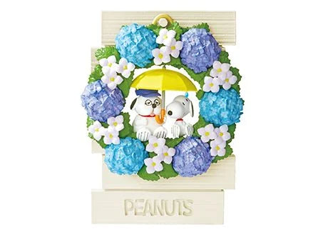 Re-ment Snoopy Wreath Collection Complete Box 6pcs