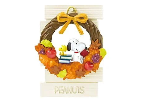 Re-ment Snoopy Wreath Collection Complete Box 6pcs