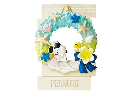 Re-ment Snoopy Wreath Collection Complete Box 6pcs