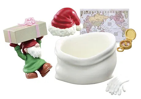 Re-ment Petit Sample Series A house of Santa Claus Complete Box