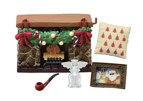 Re-ment Petit Sample Series A house of Santa Claus Complete Box