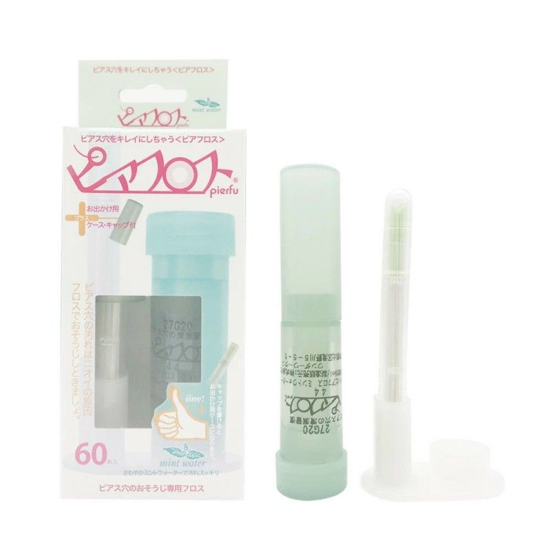 Piafloss Ear Holes Cleaning Line Mint 60pcs