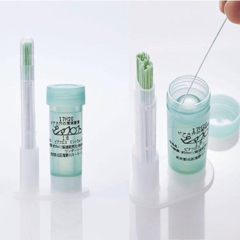 Piafloss Ear Holes Cleaning Line Mint 60pcs