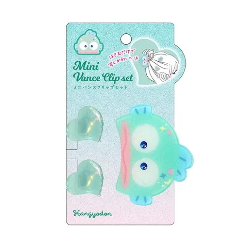 Sanrio Sparkle Hair Claw Clip Set Hangyodon