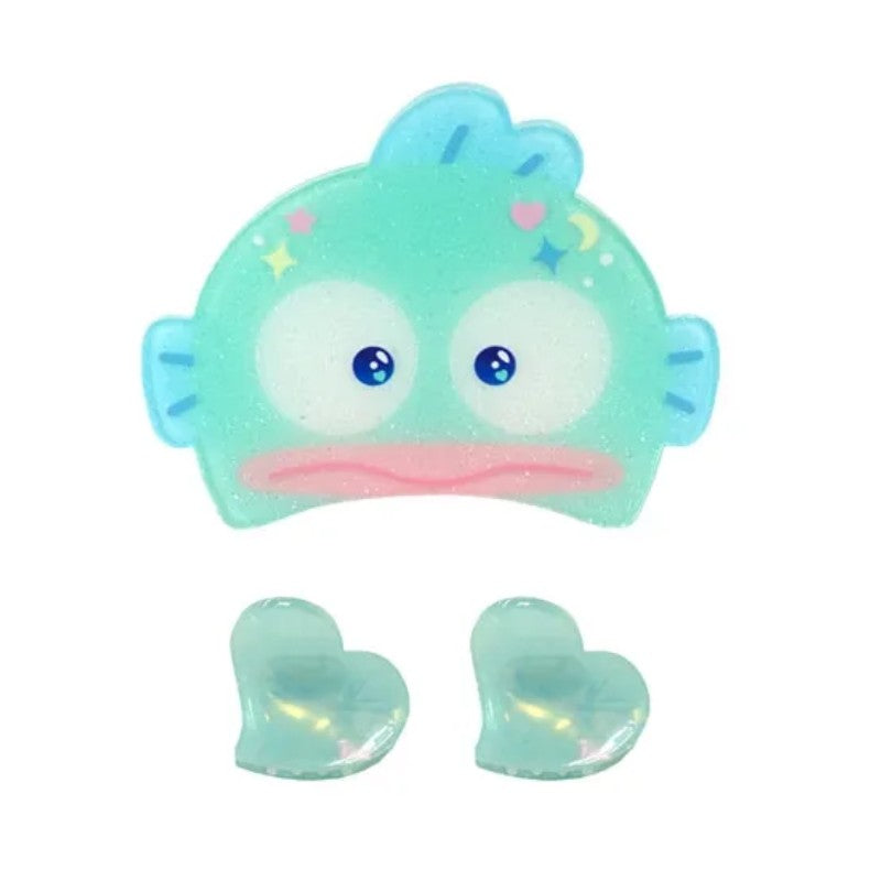 Sanrio Sparkle Hair Claw Clip Set Hangyodon