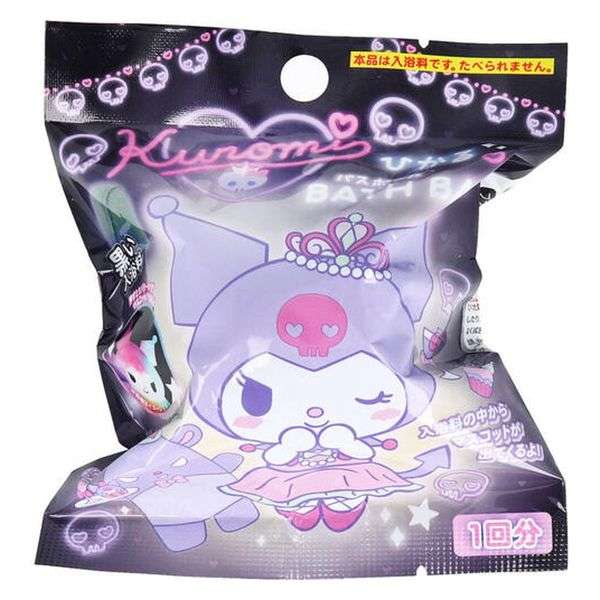 Santan Kuromi Bath Bomb Random Glowing Figure 75g