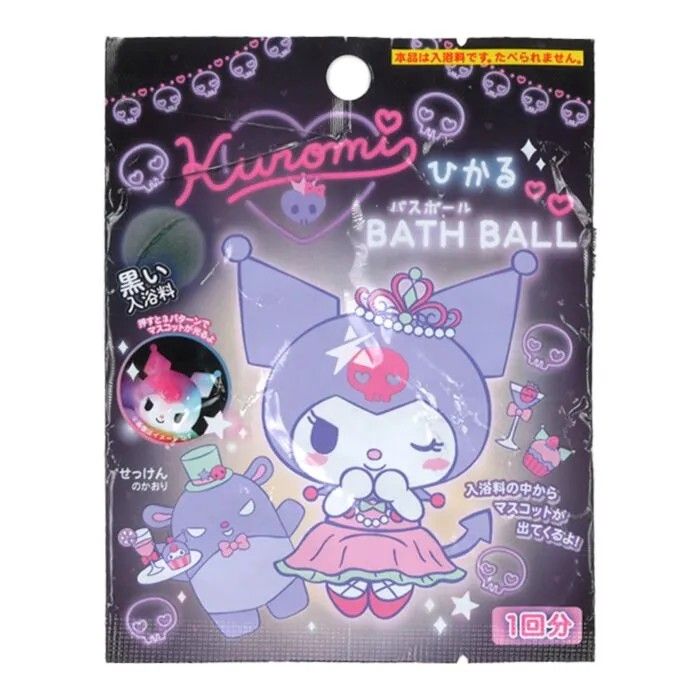 Santan Kuromi Bath Bomb Random Glowing Figure 75g