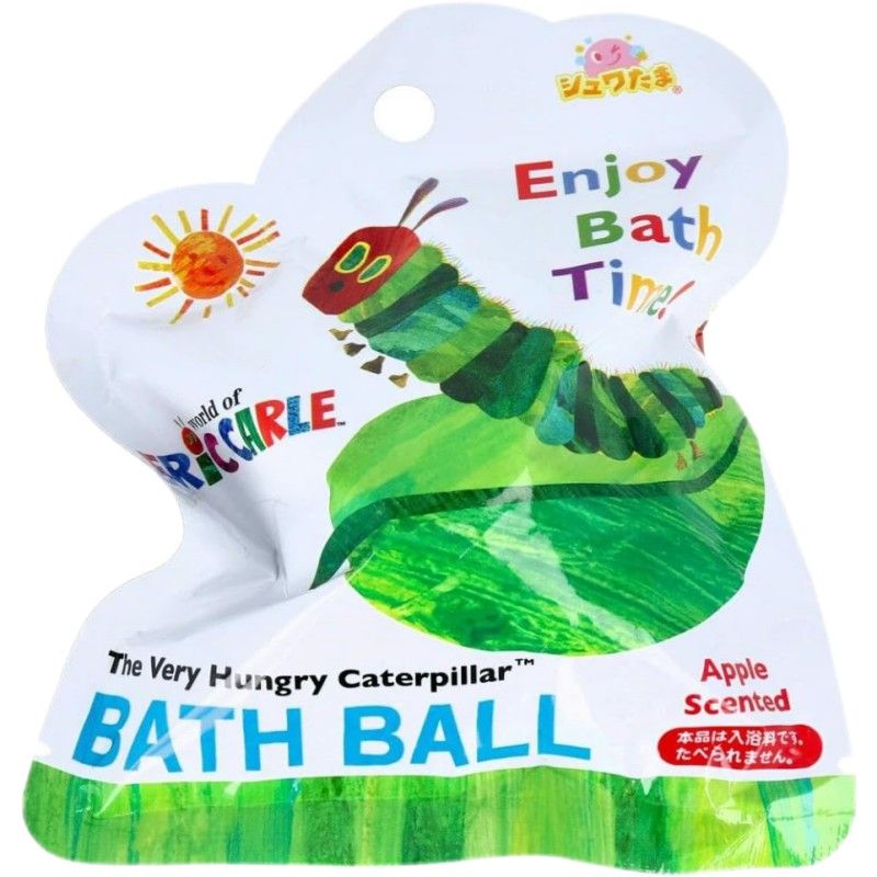 Santan Harapeko Aomushi Bath Ball Apple Scent