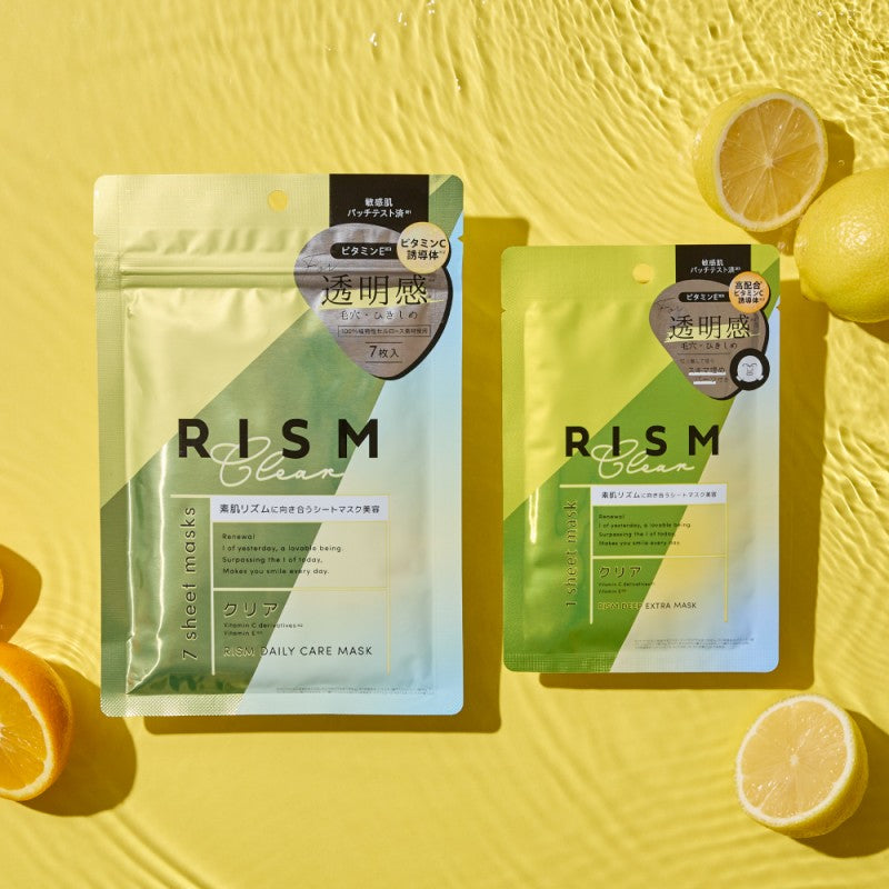 Rism Daily Care Mask Clear 7pcs