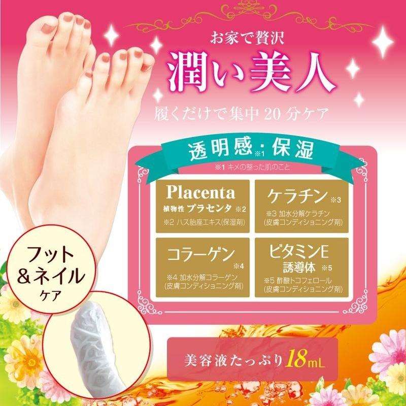 Lucky Trendy玫瑰足膜保湿滋嫩白