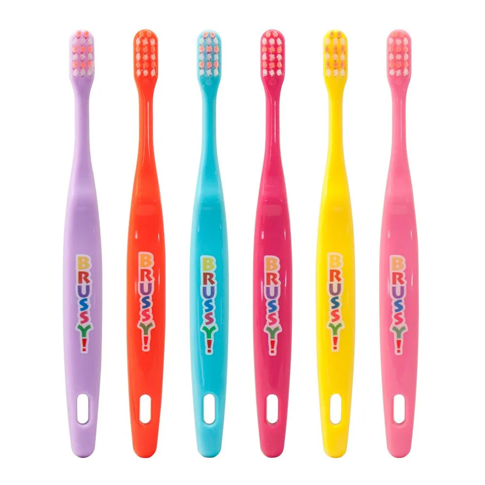 Flossy Brussy Children Toothbrush Girl 12pcs