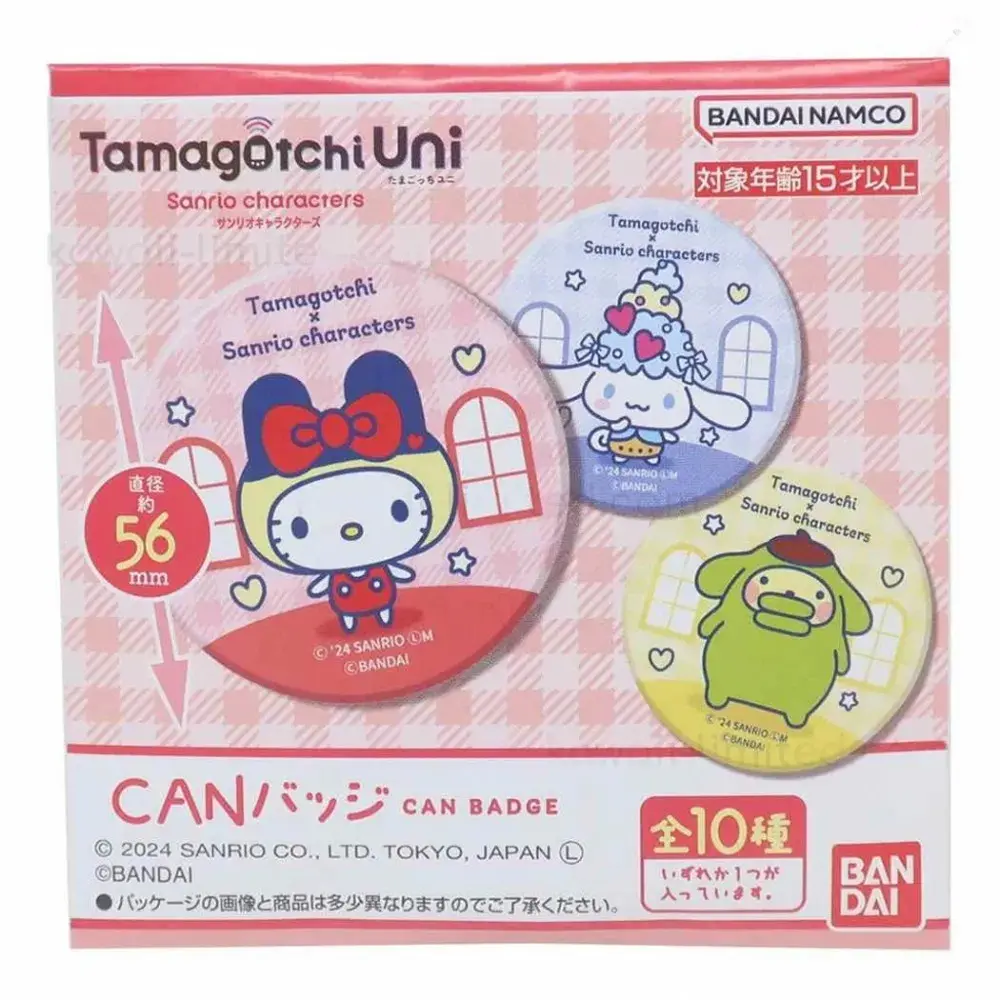 Sanrio × Tamagotchi Secret Can Badge Characters