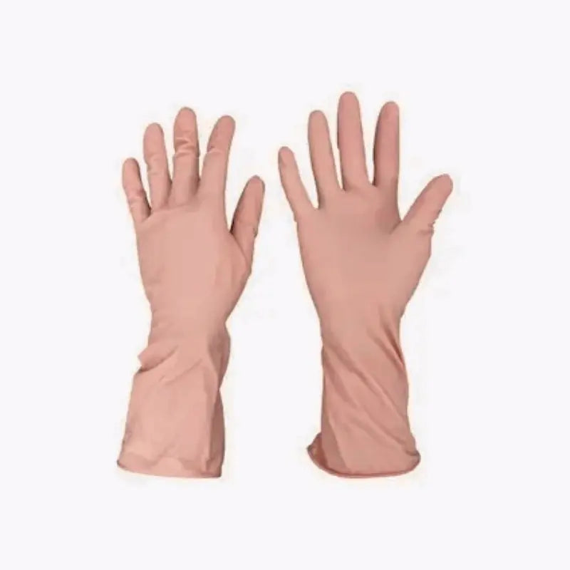 Okamoto Natural Rubber Glove Pink L