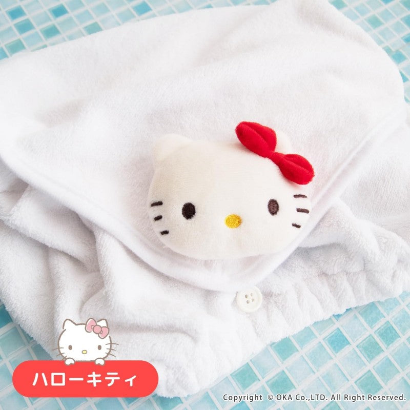 Sanrio Characters Hair Cap Hello Kitty White