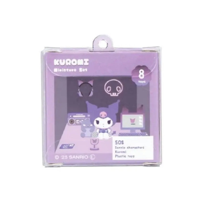 Sanrio Package Style Miniature Key Chain Kuromi