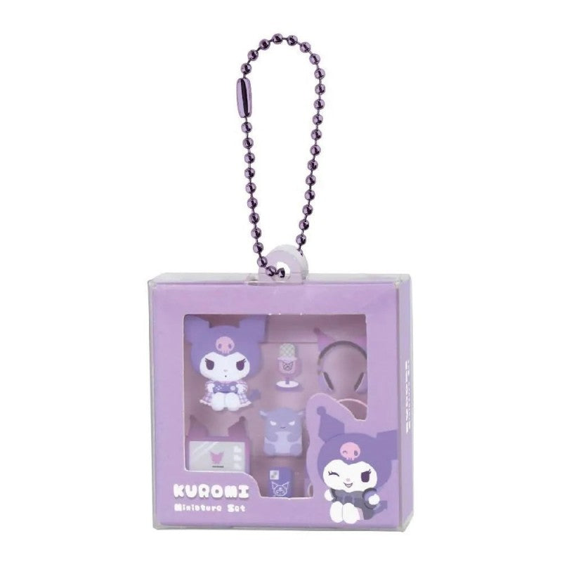 Sanrio Package Style Miniature Key Chain Kuromi
