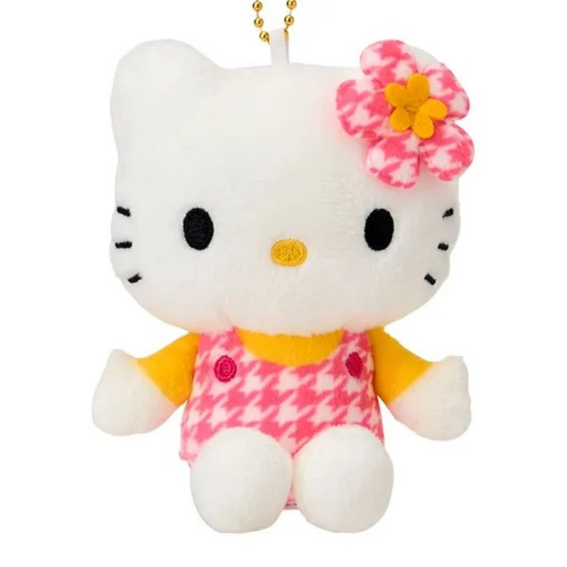 Sanrio Mascot Holder Hello Kitty Y2K Houndstooth Collection Pink