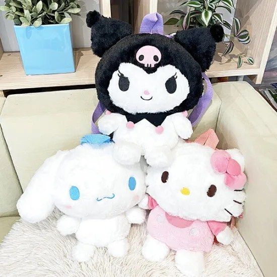 Sanrio Characters HowaHowa Plush Backpack Cinnamoroll