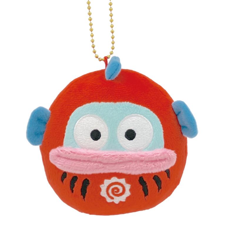 Nakajima Sanrio Mascot Holder Hangyodon 40th Anniversary Daruma