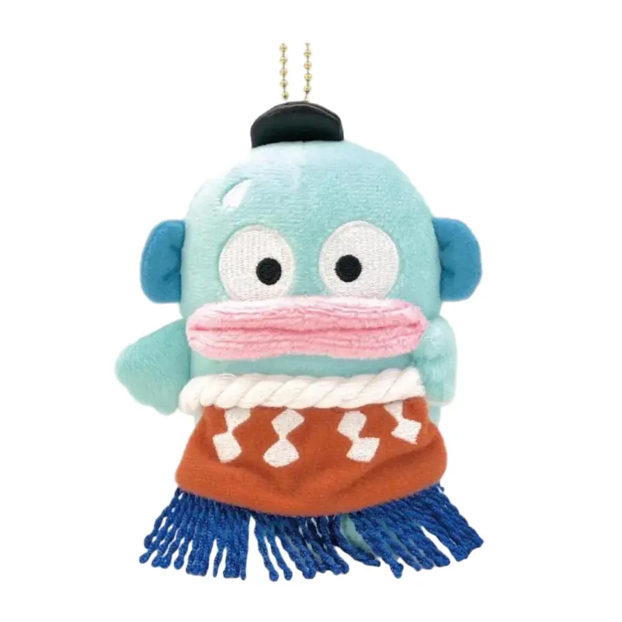 Nakajima Sanrio Mascot Holder Hangyodon 40th Anniversary Sumo Wrestler