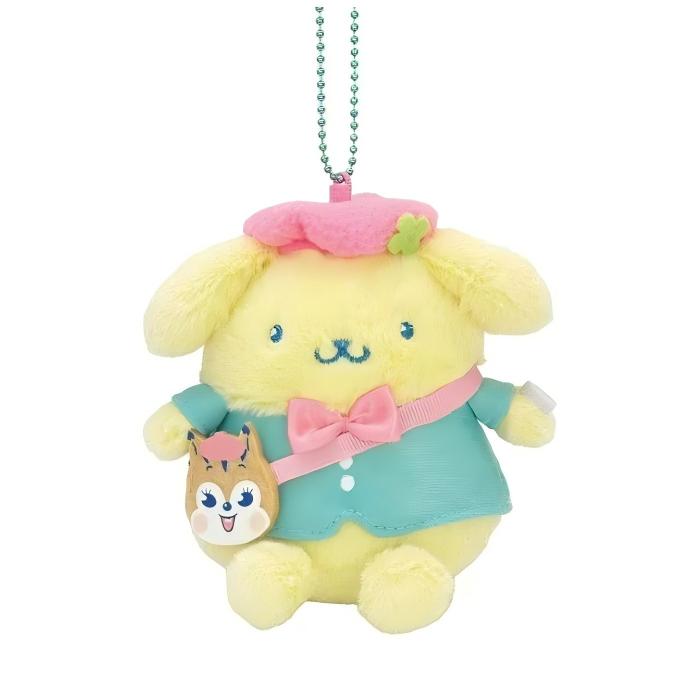 Nakajima Sanrio Mascot Holder Pompompurin Retro Japanese Candy Kuppy Ramune