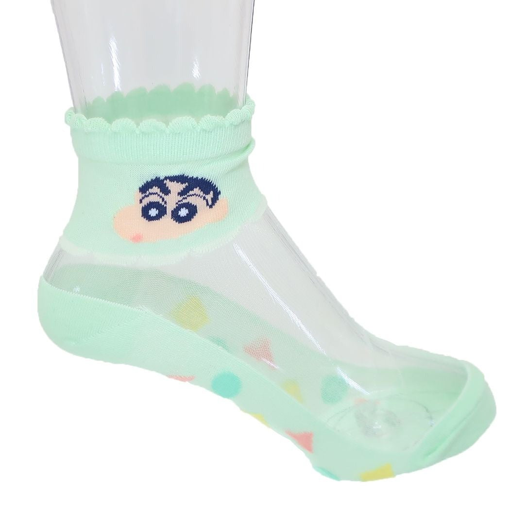 Sanrio Green Socks Crayon Shin-chan