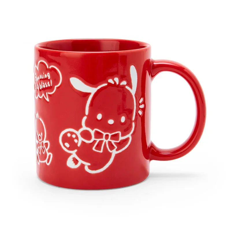 Sanrio Pochacco Mug 35th Anniversary Red Ribbon 290ml
