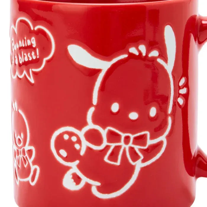 Sanrio Pochacco Mug 35th Anniversary Red Ribbon 290ml