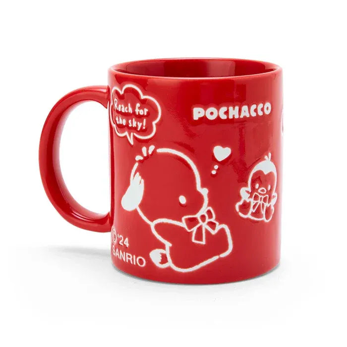 Sanrio Pochacco Mug 35th Anniversary Red Ribbon 290ml