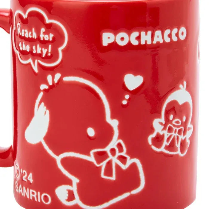 Sanrio Pochacco Mug 35th Anniversary Red Ribbon 290ml