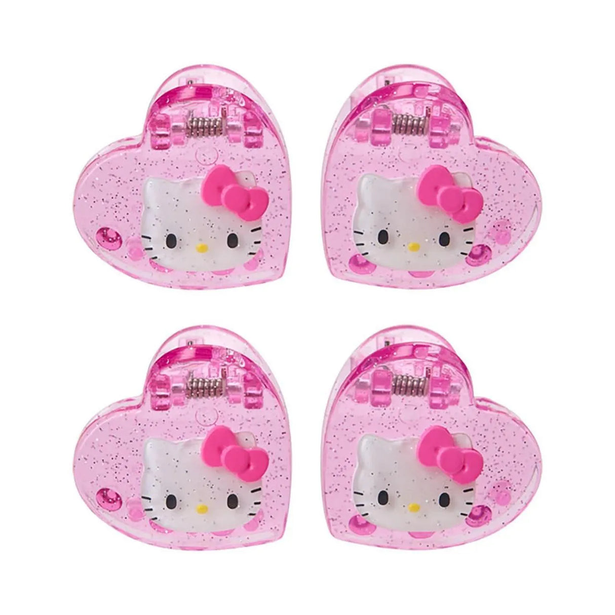 Sanrio Mini Hair Clip Set Hello Kitty Metallic