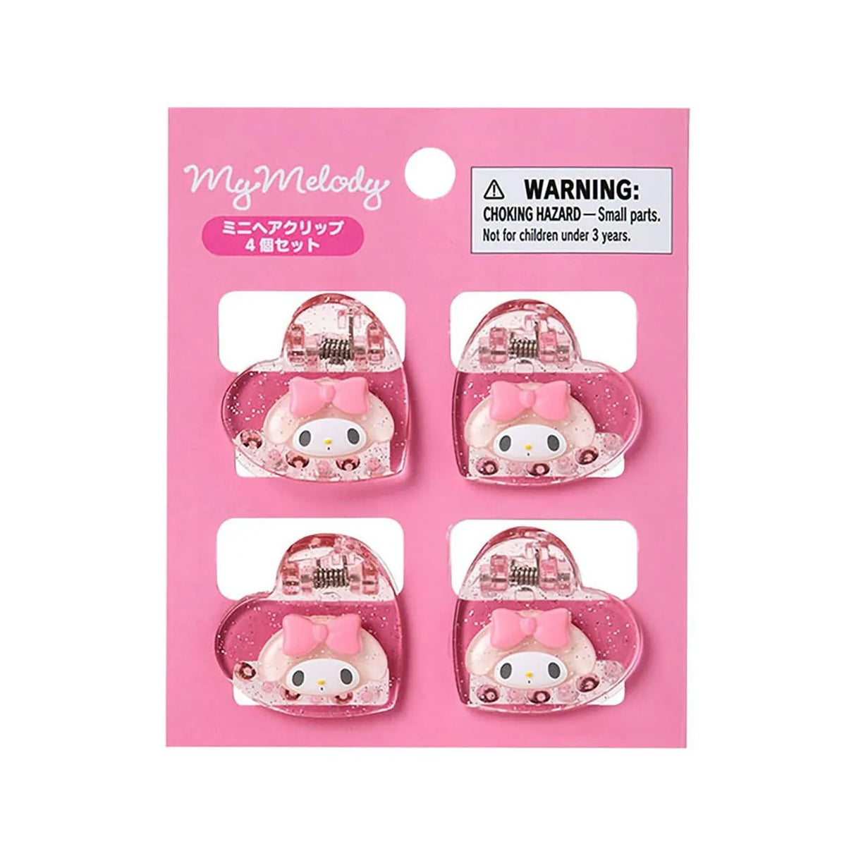 Sanrio Mini Hair Clip Set My Melody Metallic