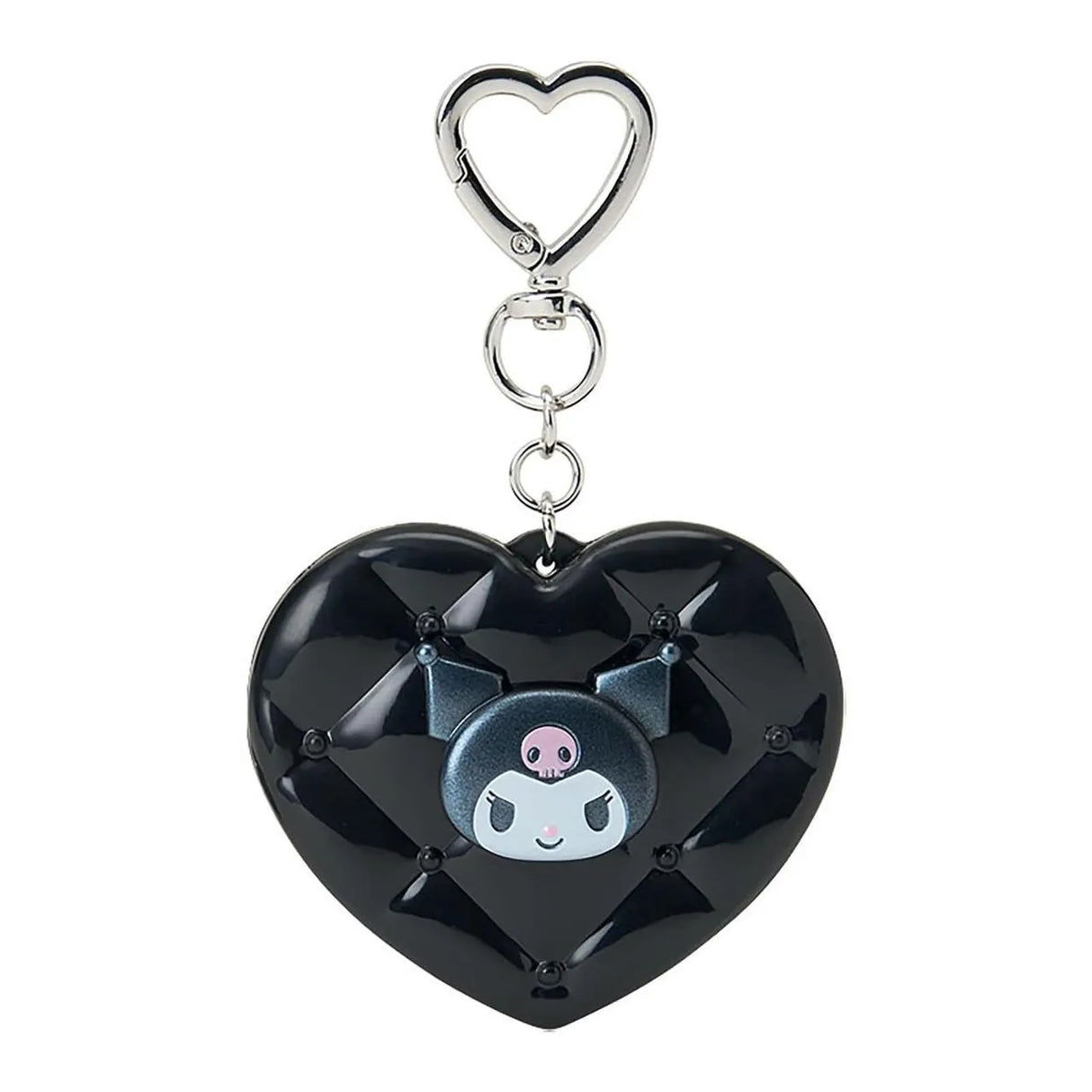 Sanrio Mirror Mascot Keychain Kuromi Metallic