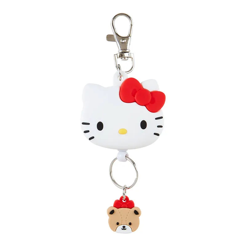 Sanrio Face Shaped Reel Keychain Hello Kitty