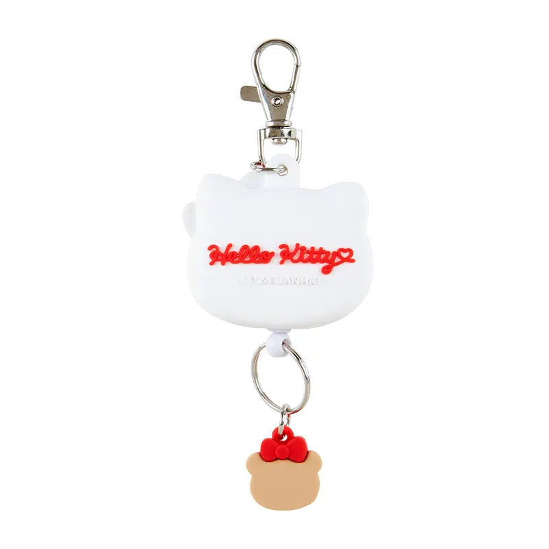 Sanrio Face Shaped Reel Keychain Hello Kitty