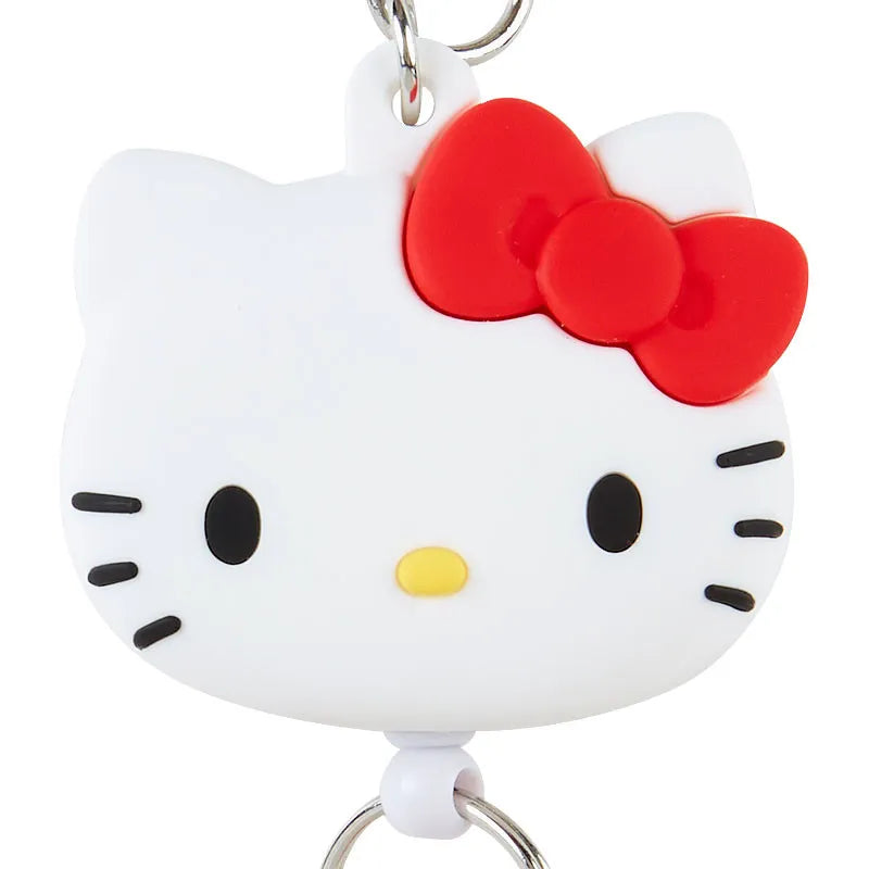 Sanrio Face Shaped Reel Keychain Hello Kitty