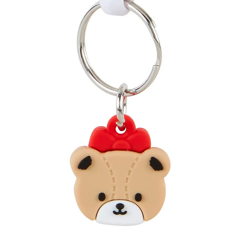 Sanrio Face Shaped Reel Keychain Hello Kitty
