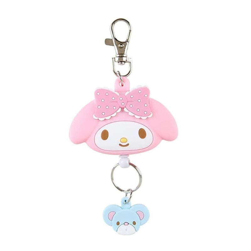 Sanrio Face Shaped Reel Keychain My Melody