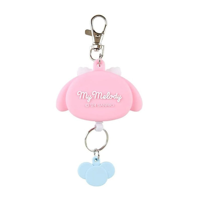 Sanrio Face Shaped Reel Keychain My Melody