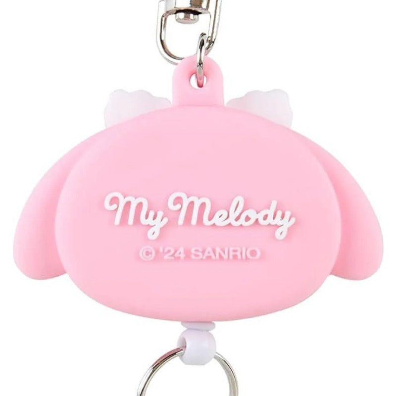 Sanrio Face Shaped Reel Keychain My Melody