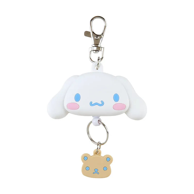 Sanrio Face Shaped Reel Keychain Cinnamoroll