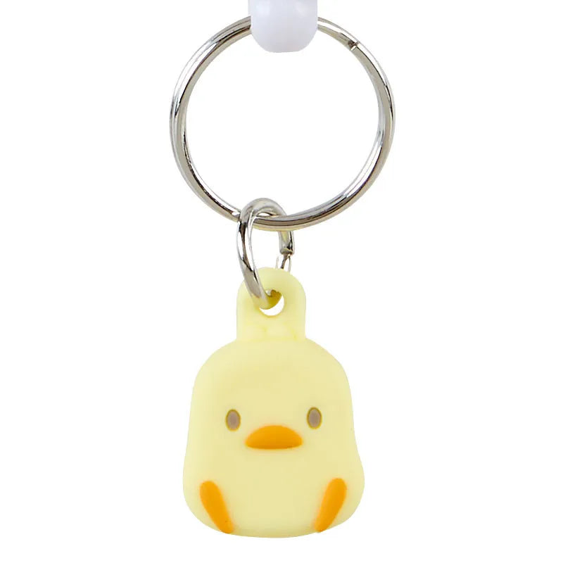 Sanrio Face Shaped Reel Keychain Pochacco