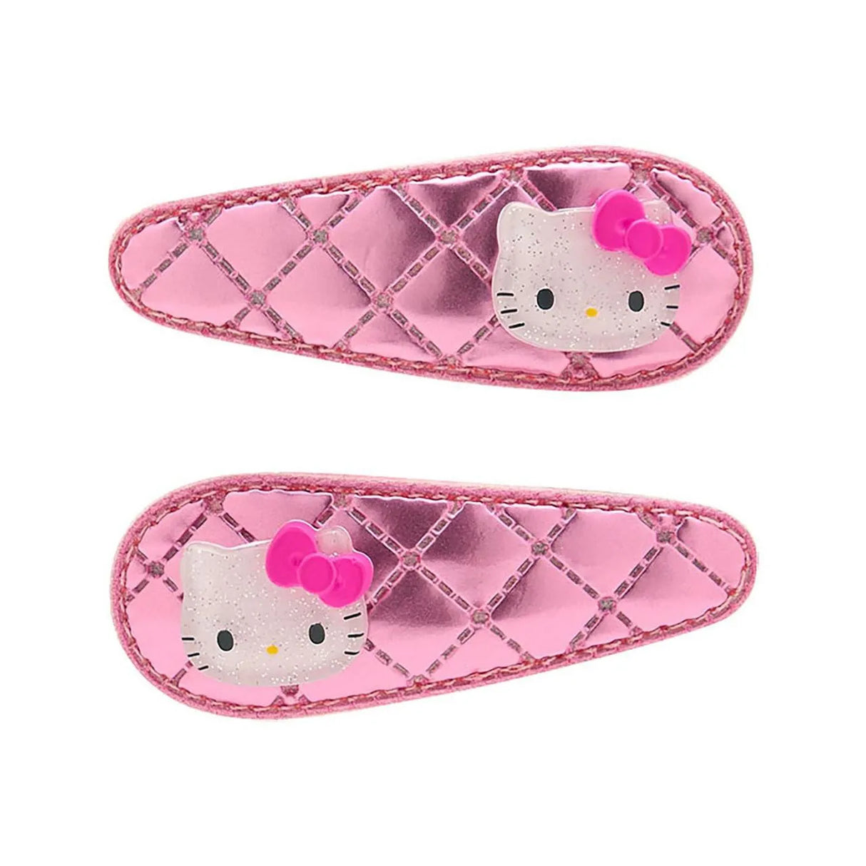 Sanrio Metallic Hair Pin Set Hello Kitty Pink 2pcs